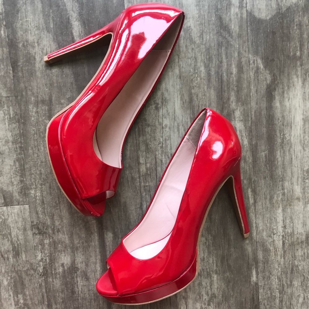 Chinese Laundry Red Heels Size 9